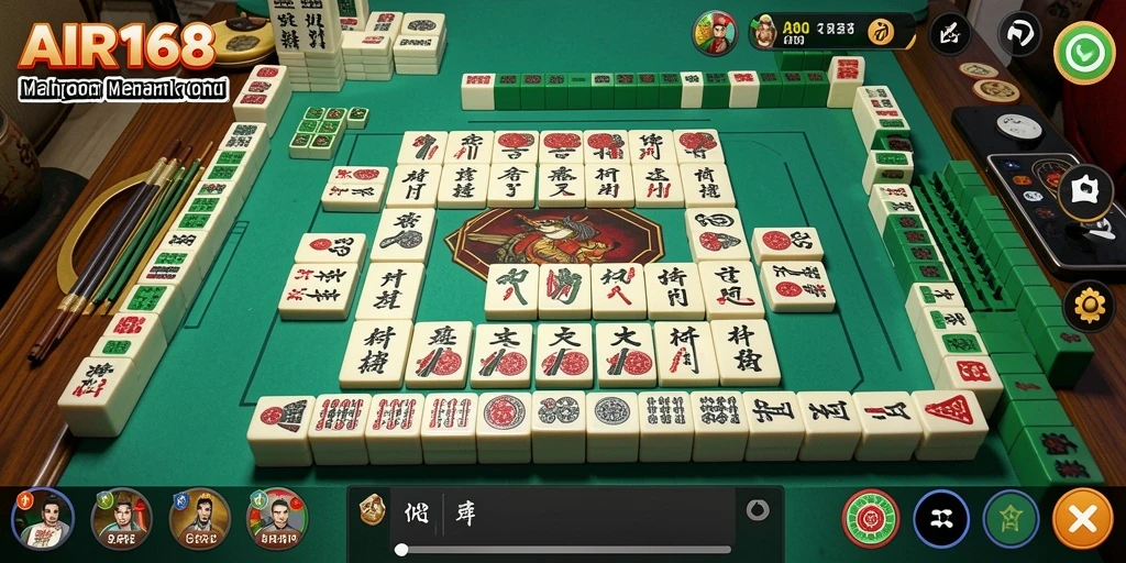 Tampilan menarik saat bermain Mahjong di AIR168.