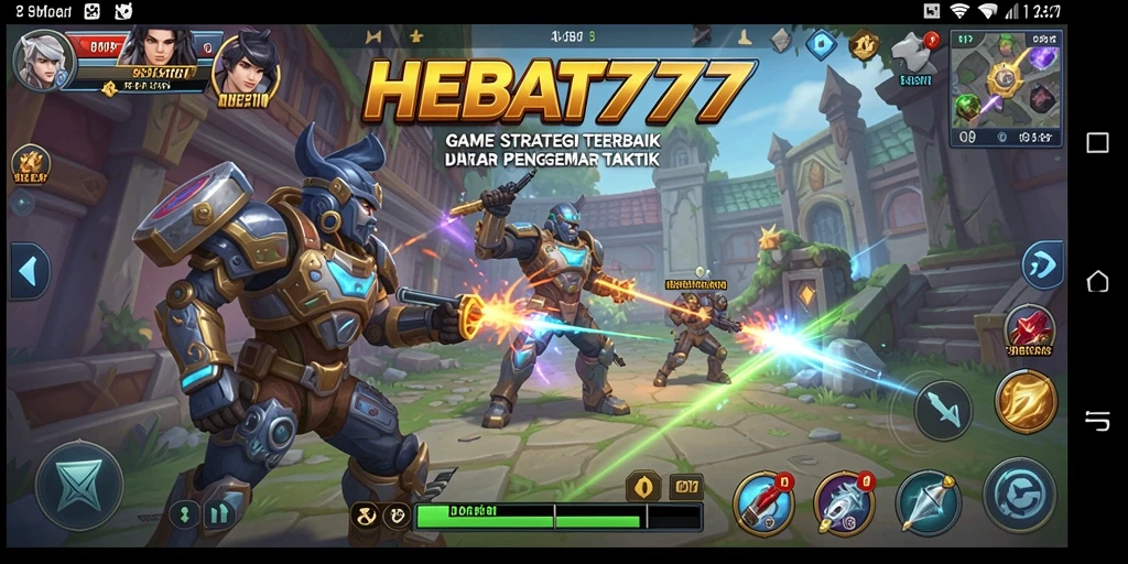 Tampilan gameplay strategis HEBAT777 yang sangat mendebarkan.