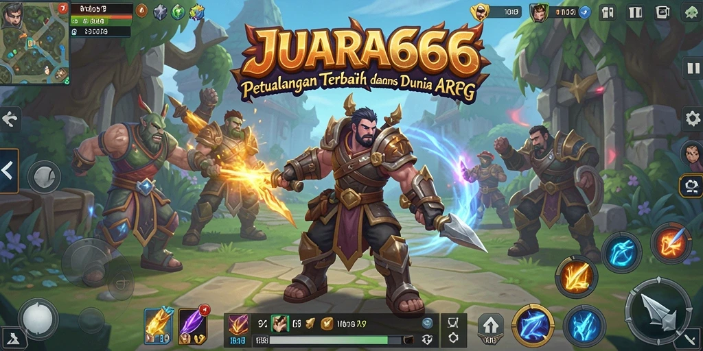 Screenshot gameplay JUARA666 menampilkan aksi pertempuran seru dalam dunia ARPG.