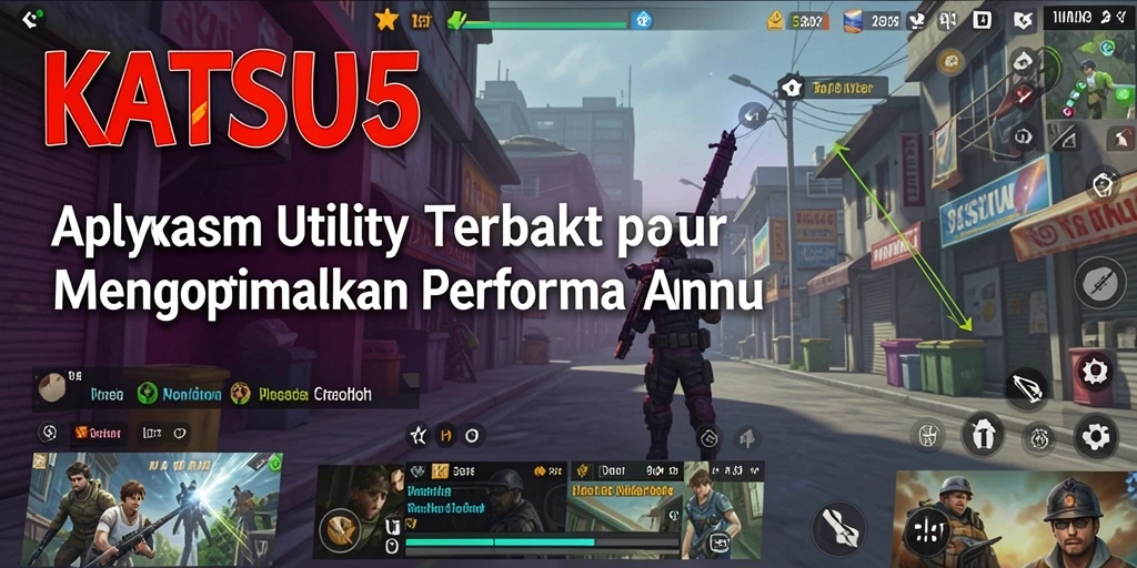 Tampilan utama KATSU5 dengan fitur pengoptimalan perangkat.