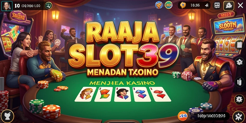Tampilan gameplay menarik dalam SLOT39 yang menantang pemain mengelola kasino.