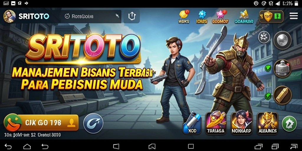 Tampilan gameplay SRITOTO yang memikat dalam membangun bisnis.