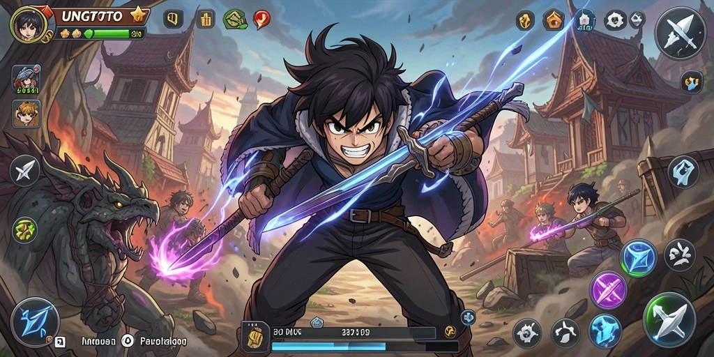 Tampilan menarik dari gameplay UNGUTOTO yang seru dan penuh aksi.