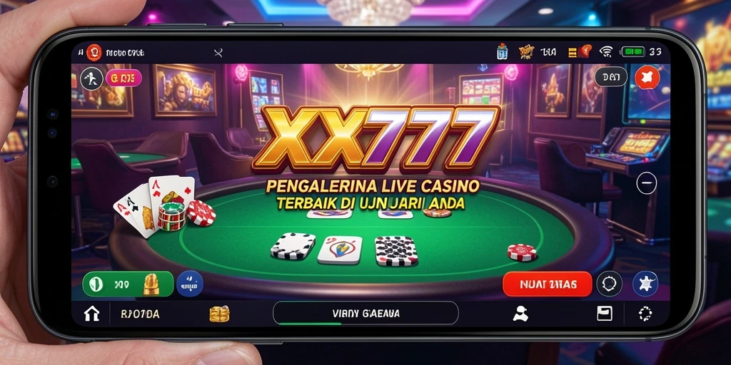 Gameplay langsung yang mendebarkan di XXX777 Live Casino.